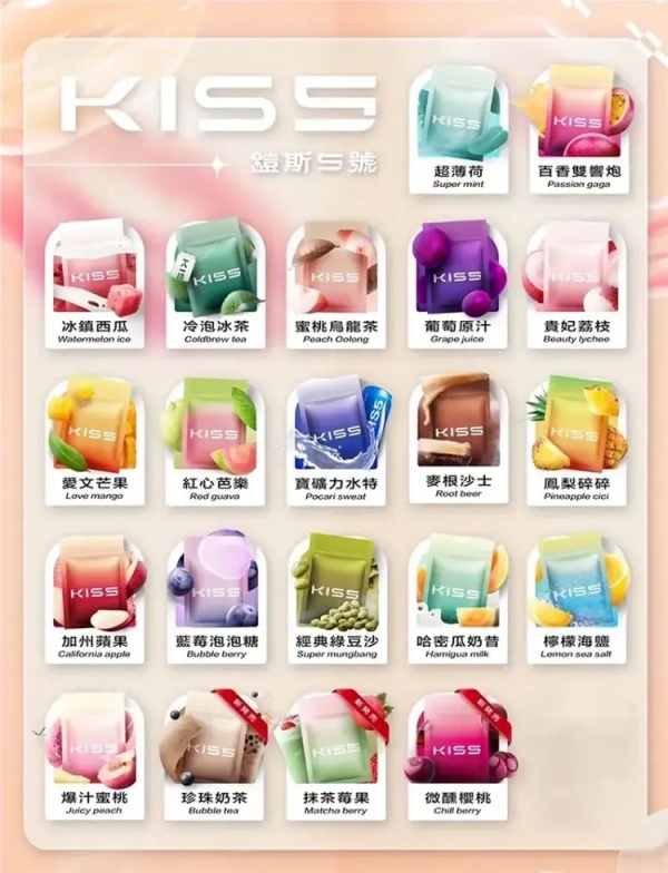 KISS凱斯5號煙彈-KIS5煙彈-口味匯總.jpg